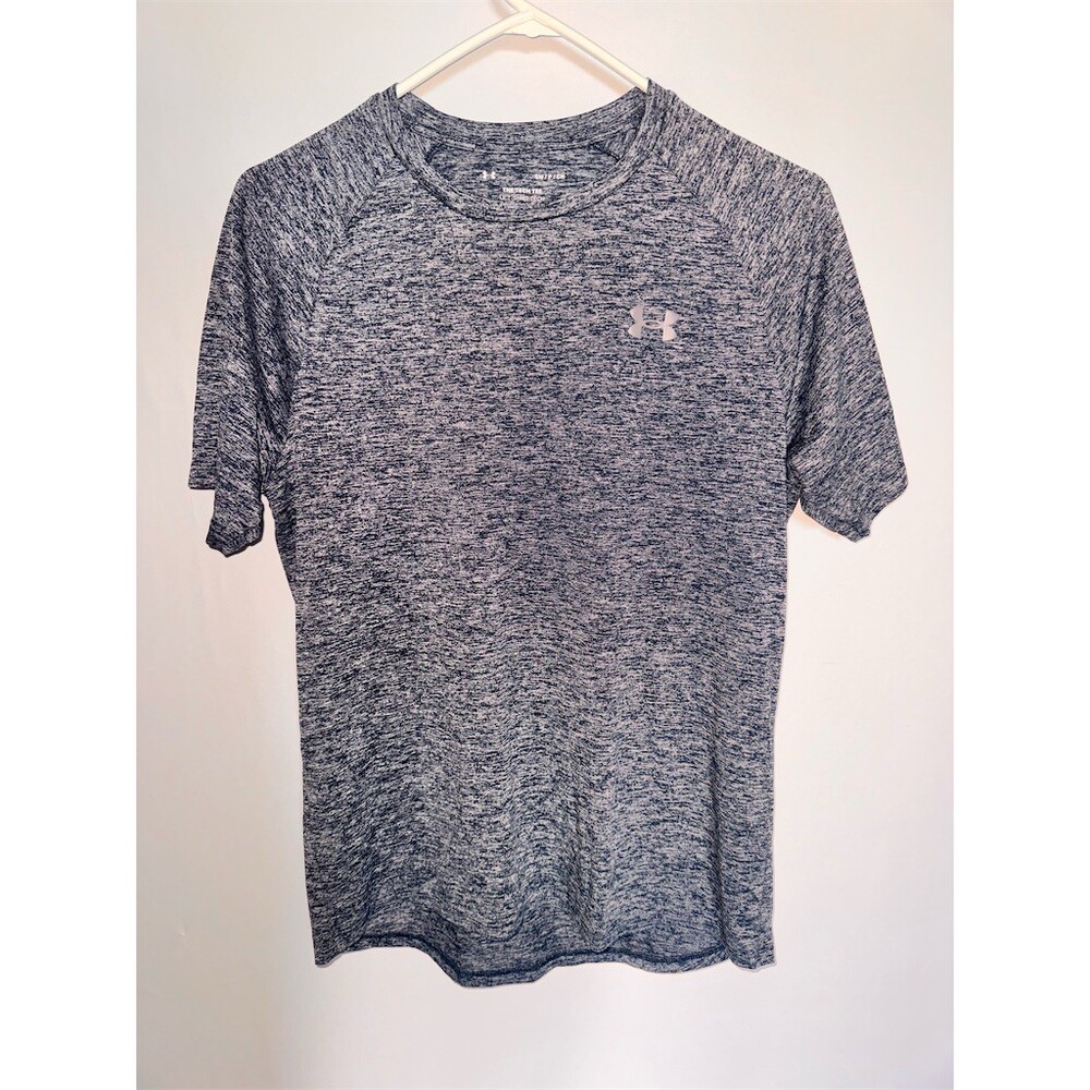 Under Armour UA Tech Tee Men's T-Shirt Size S Heather Gray Short Sleeve